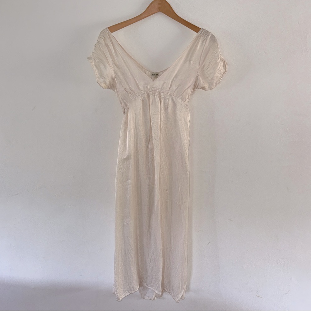 Chan Luu Cream V-Neck Dress Sz Small